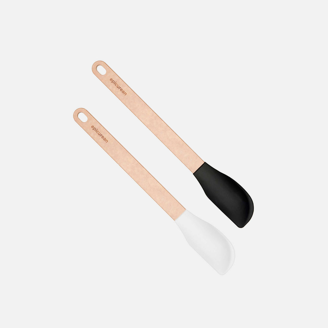 Epicurean Silicone Series Small Spatula in Natural/White and Natural Black